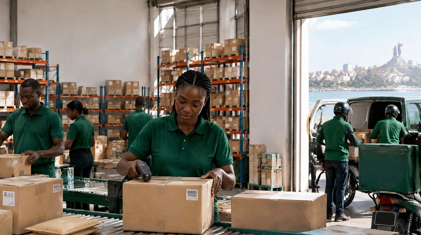 Entrepôt e-commerce BANA COD au Sénégal